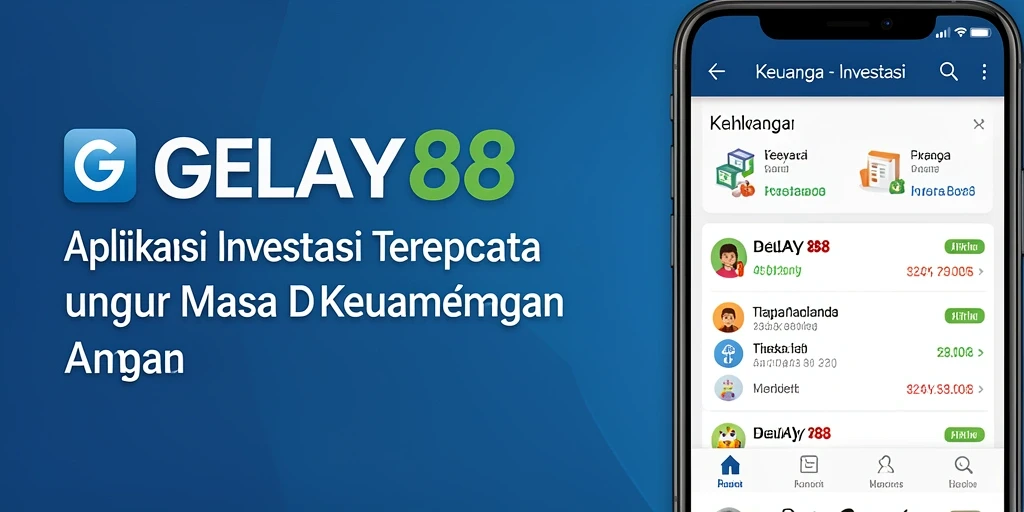 Tampilan antarmuka pengguna <strong>GELAY88</strong> yang intuitif dan menarik untuk investasi.
